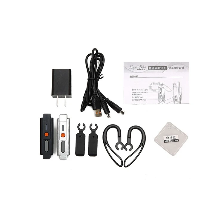 Ear Hook Mini Walkie Talkie