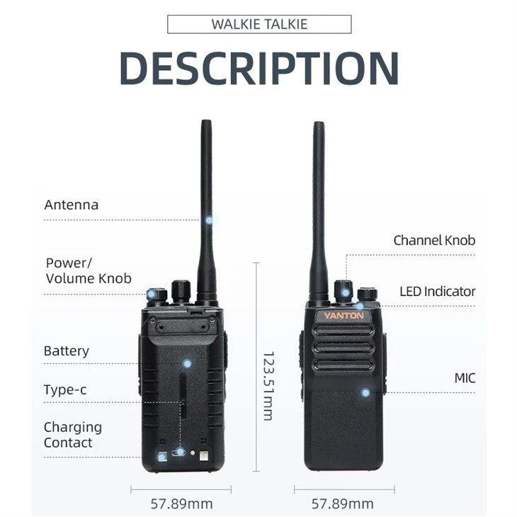 Professional Handheld Radio Transceiver